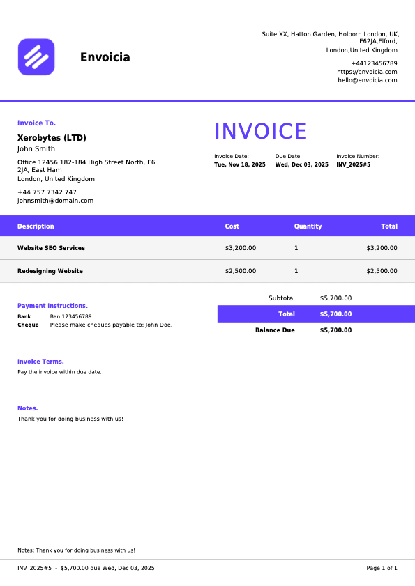 Customize Your Invoices to Match Your Brand Preview